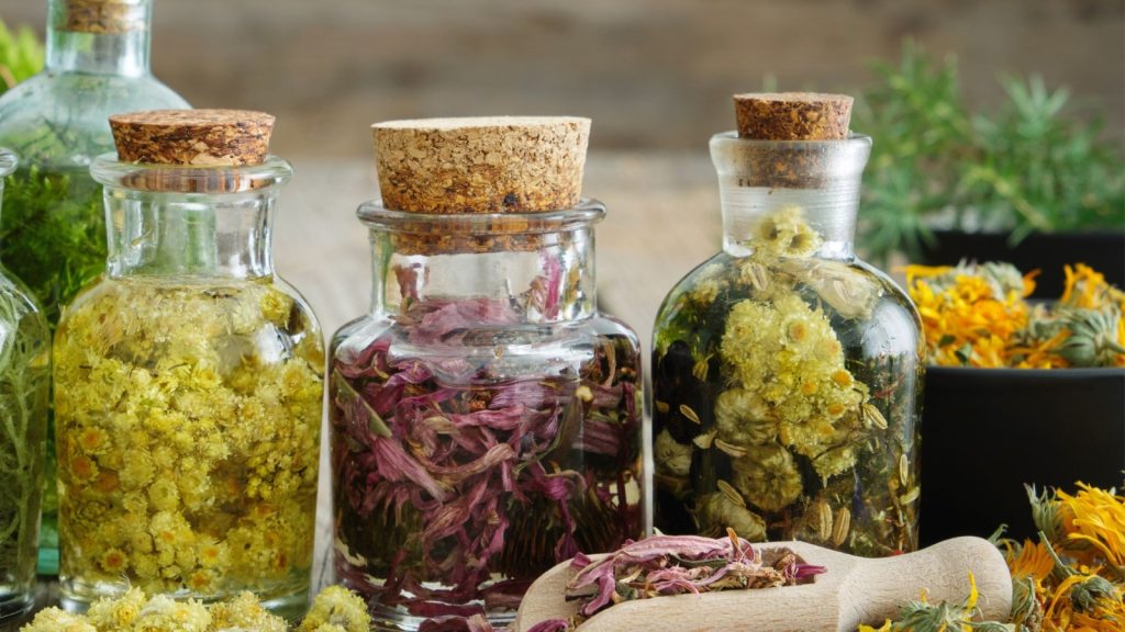 Using herbs and making home herbal remedies